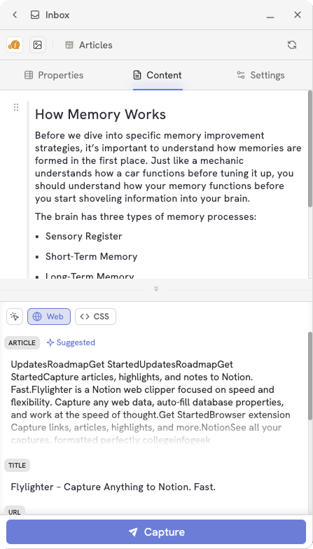 Flylighter interface